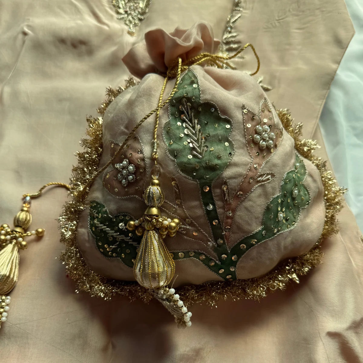 Blush Pink Potli