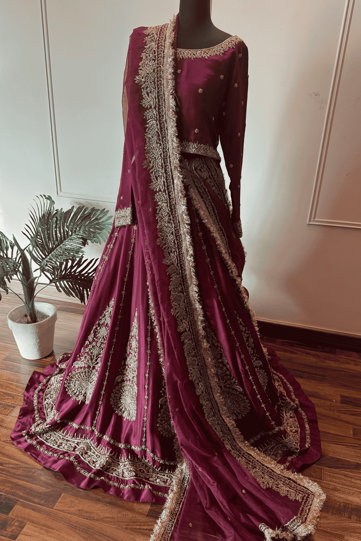 Crimson Bridal Set