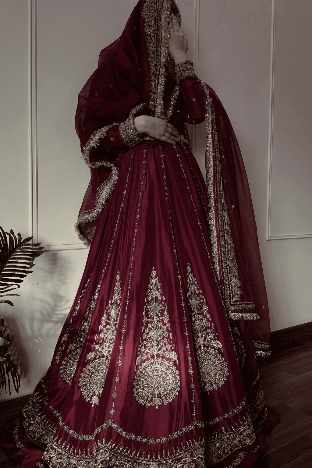 Crimson Bridal Set
