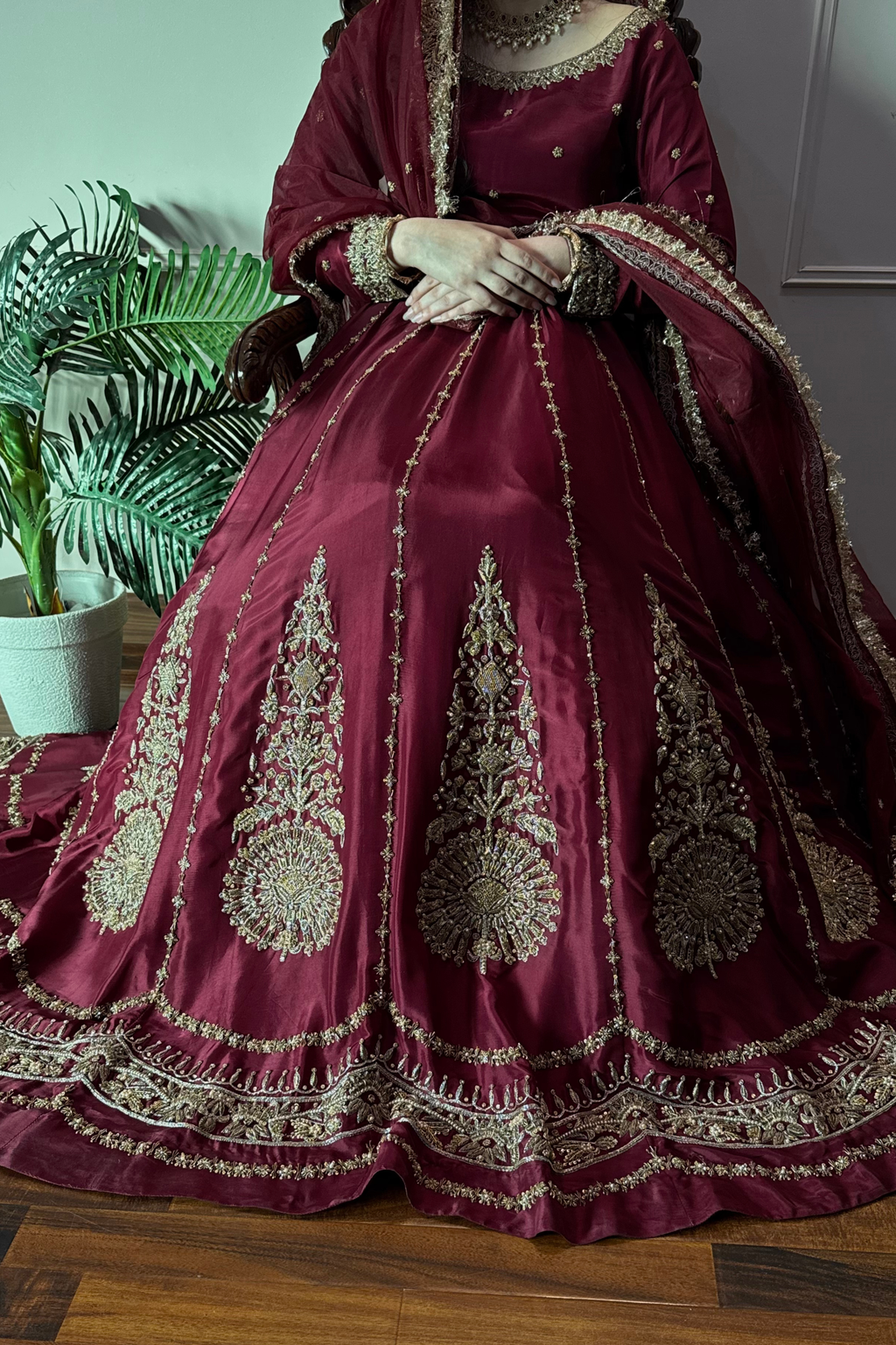 Crimson Bridal Set