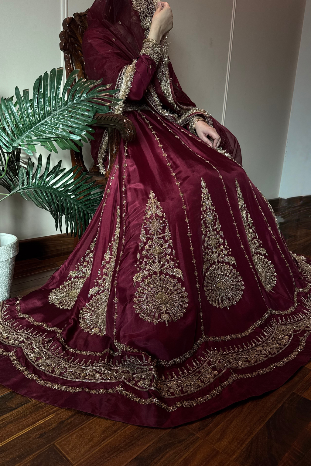 Crimson Bridal Set