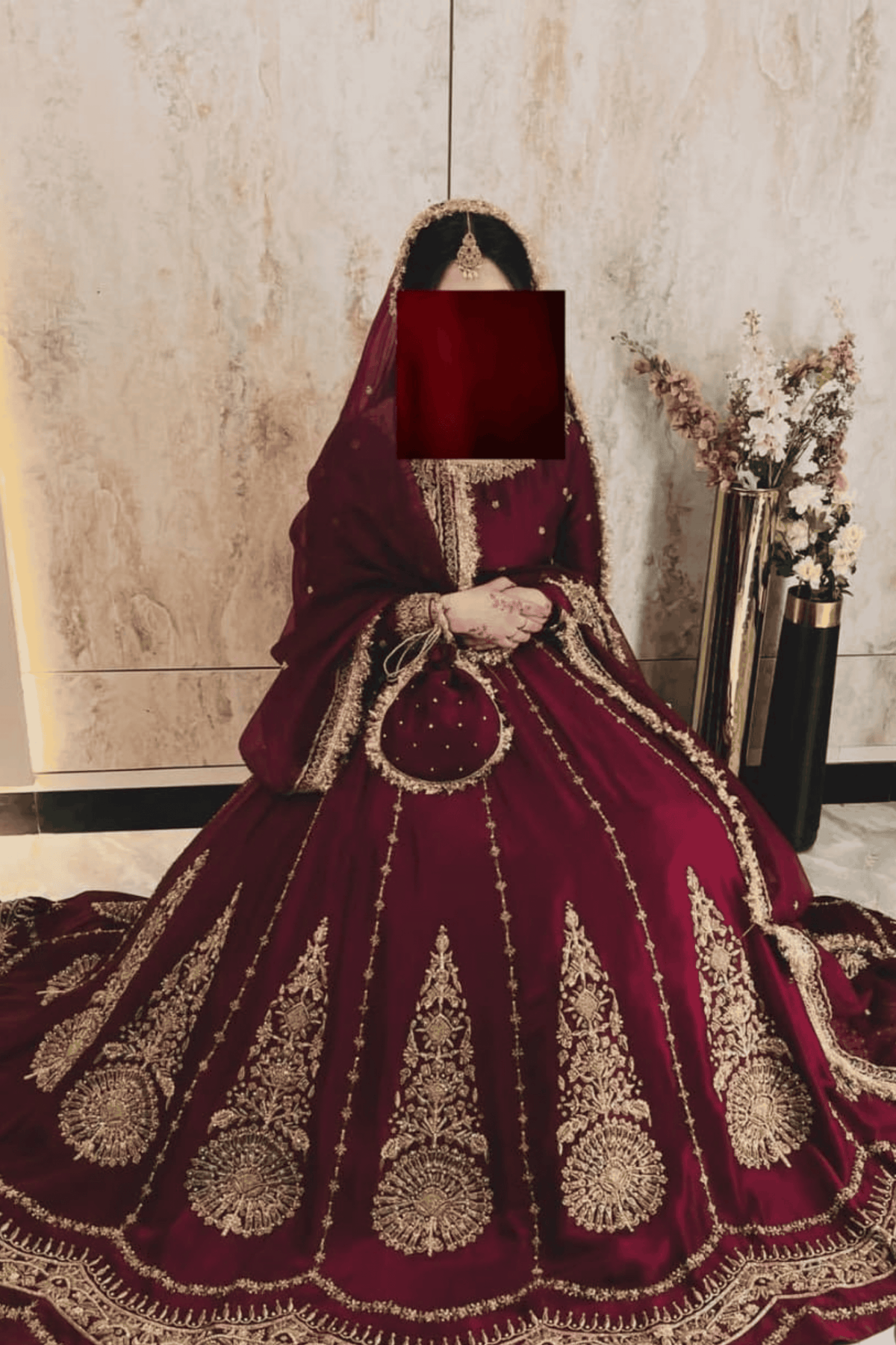 Crimson Bridal Set