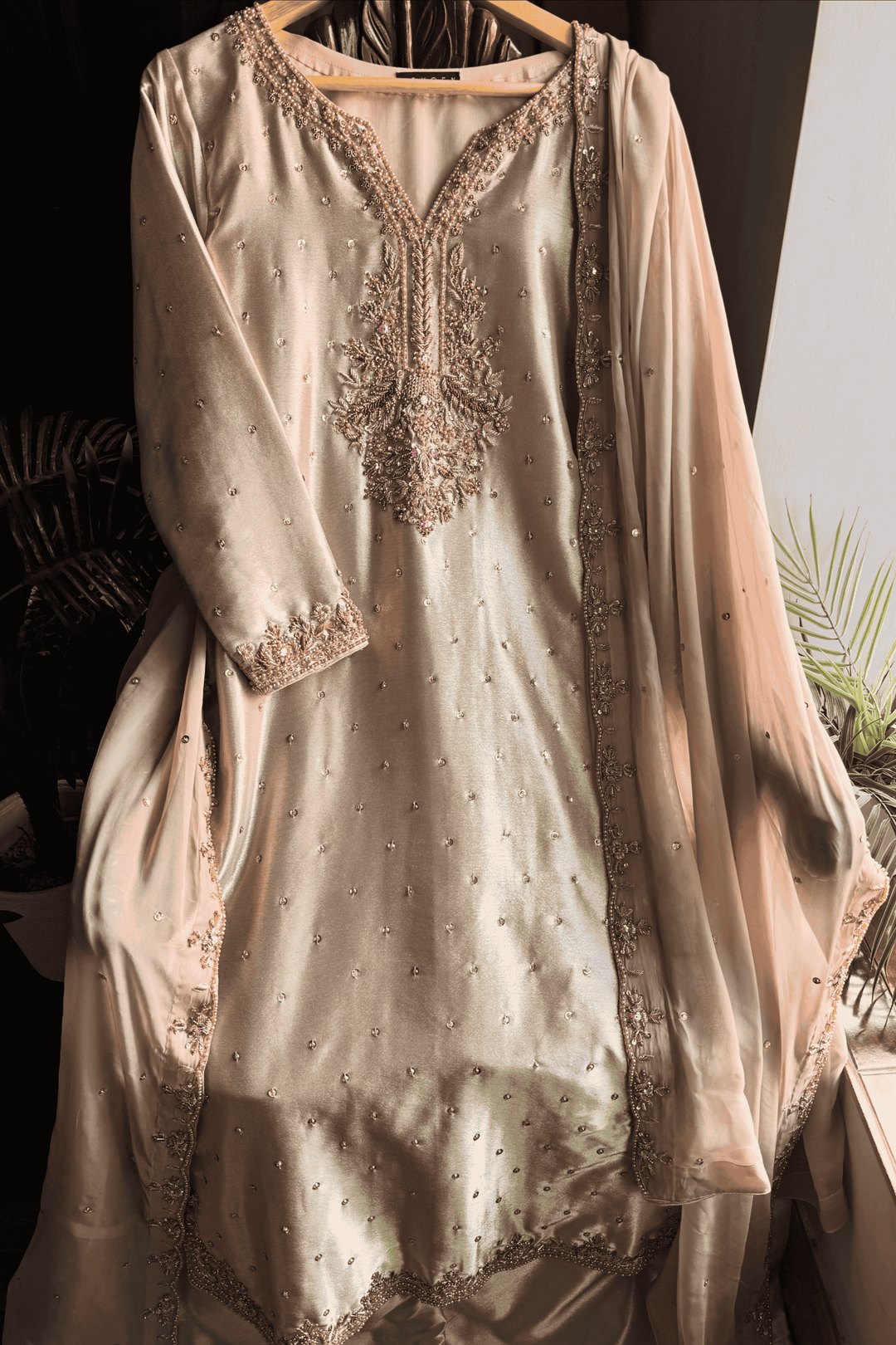 open lace back dress 3 Piece main image 1